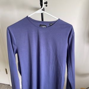 CUTS long sleeve blue shirt